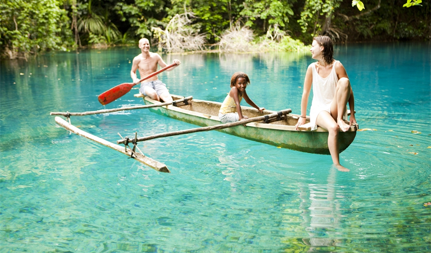 Incredible Clear Blue Lagoons